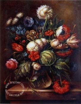 unknow artist Floral, beautiful classical still life of flowers.048 oil painting picture